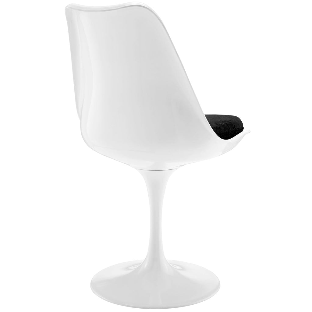 Lippa Dining Fabric Side Chair in Black