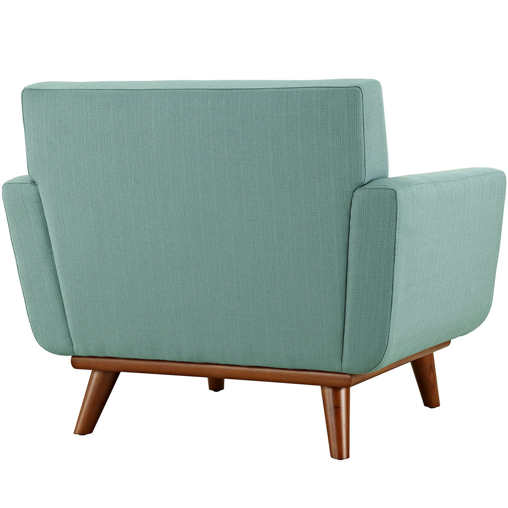 Engage Upholstered Fabric Armchair in Laguna