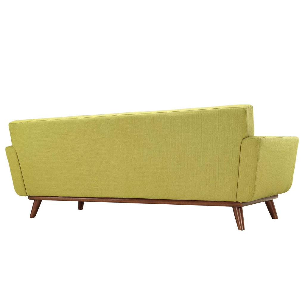 Engage Upholstered Fabric Sofa in Wheatgrass