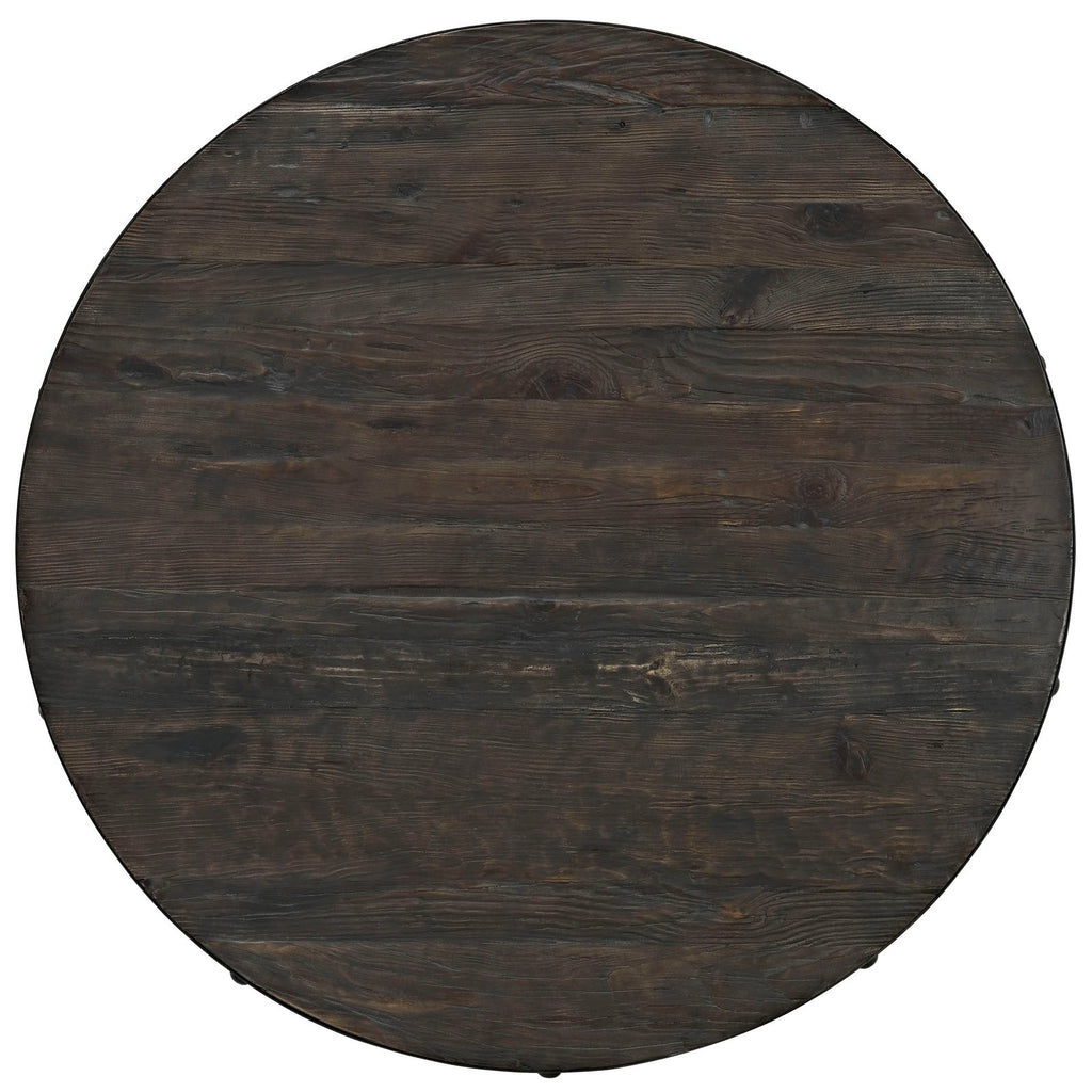 Drive 40" Round Wood Top Dining Table in Black