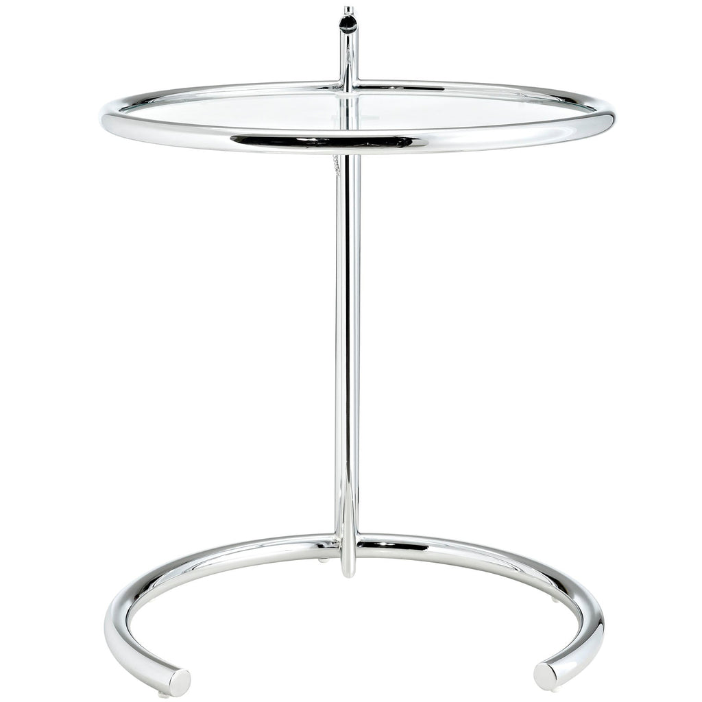 Eileen Gray Chrome Stainless Steel End Table