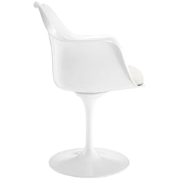 Lippa Dining Armchair Set of 4 in White