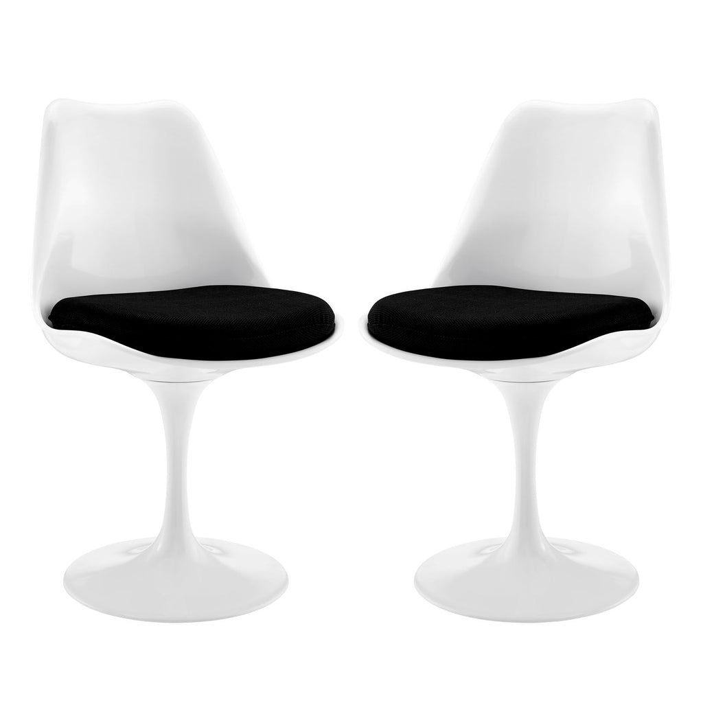 Lippa Dining Side Chair Set of 2 in Black