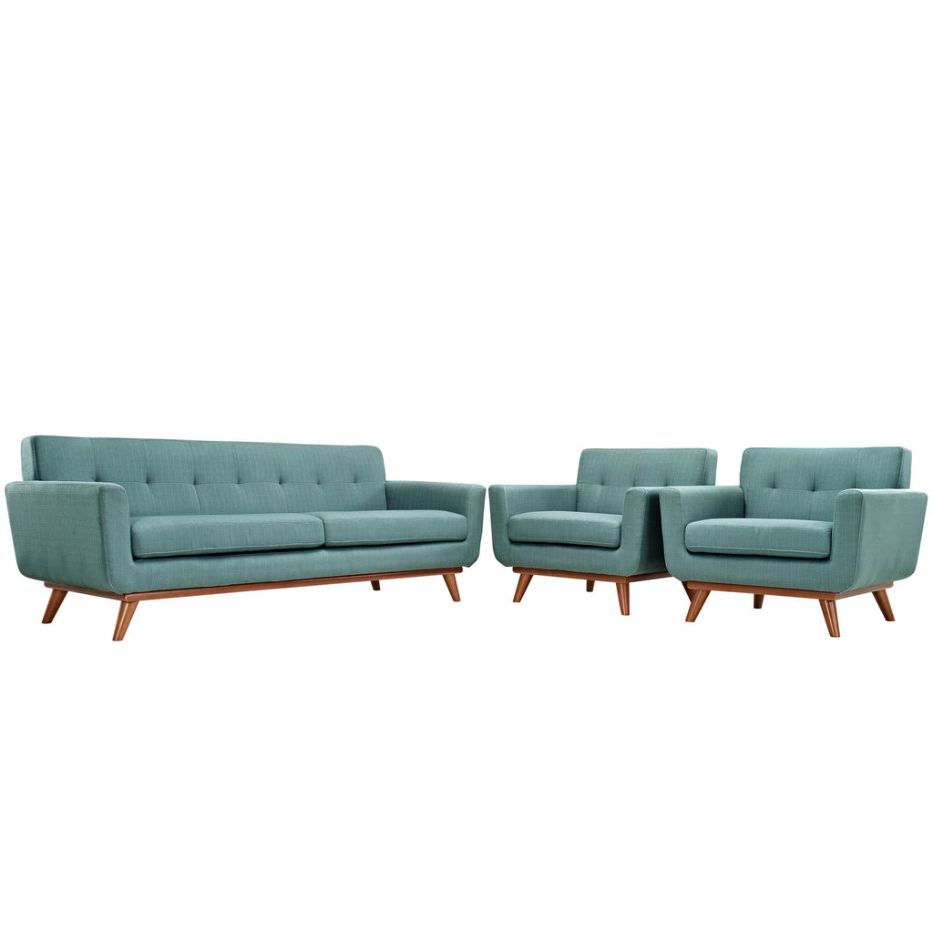 Engage Armchairs and Sofa Set of 3 in Laguna