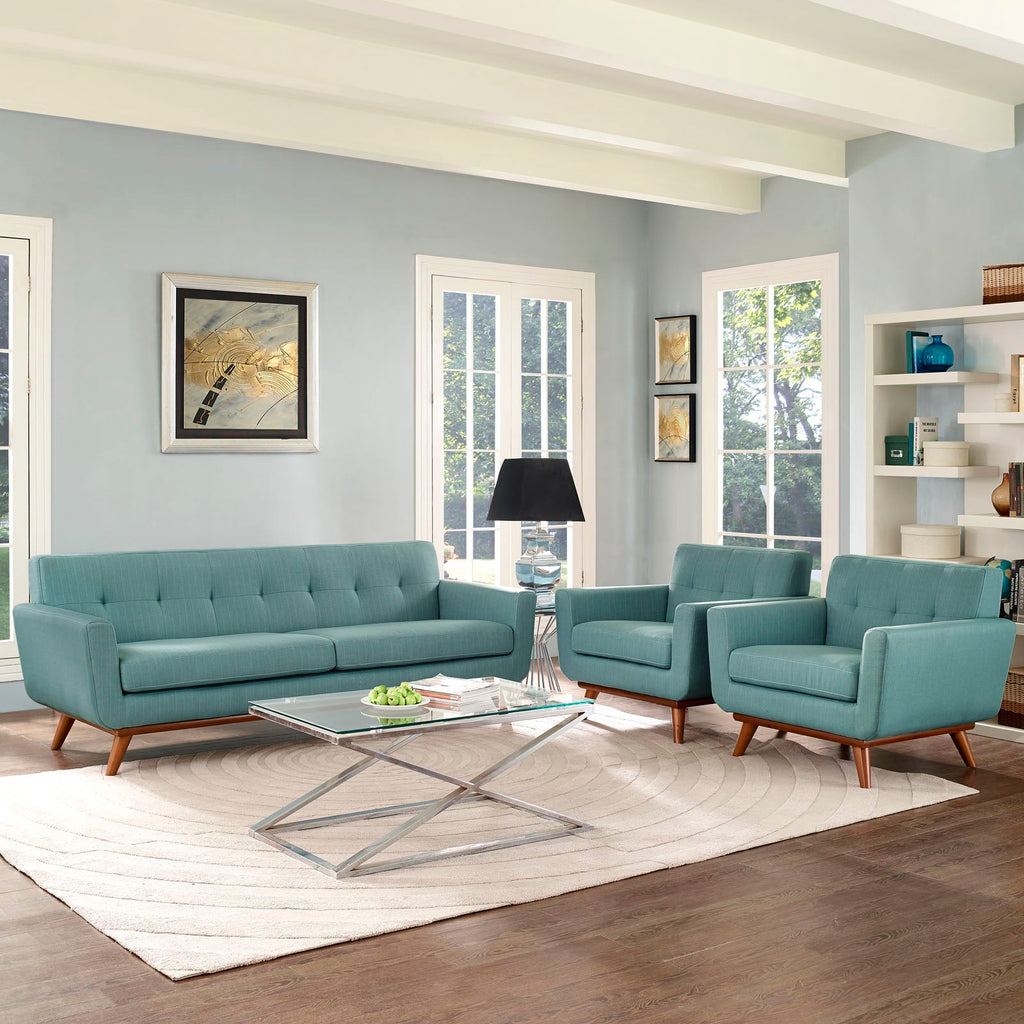 Engage Armchairs and Sofa Set of 3 in Laguna