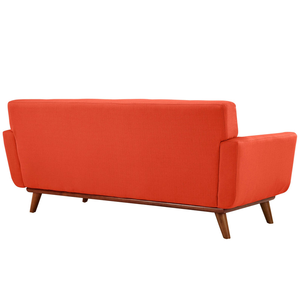 Engage Loveseat and Sofa Set of 2 in Atomic Red