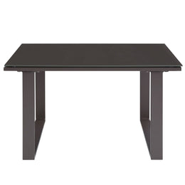 Fortuna Outdoor Patio Side Table in Brown