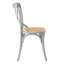 Gear Dining Side Chair in Light Gray