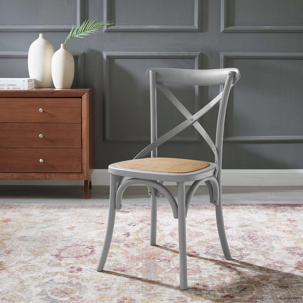 Gear Dining Side Chair in Light Gray