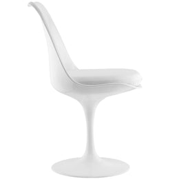 Lippa Dining Vinyl Side Chair in White