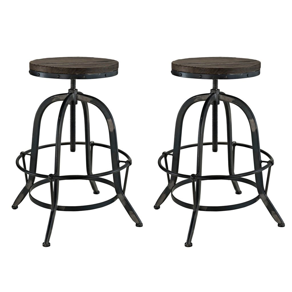 Collect Bar Stool Set of 2 in Black