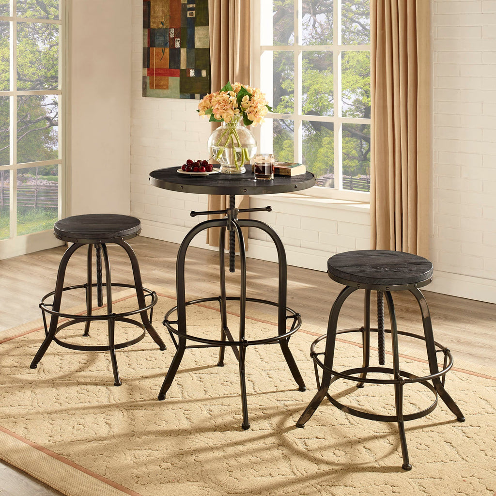 Collect Bar Stool Set of 2 in Black