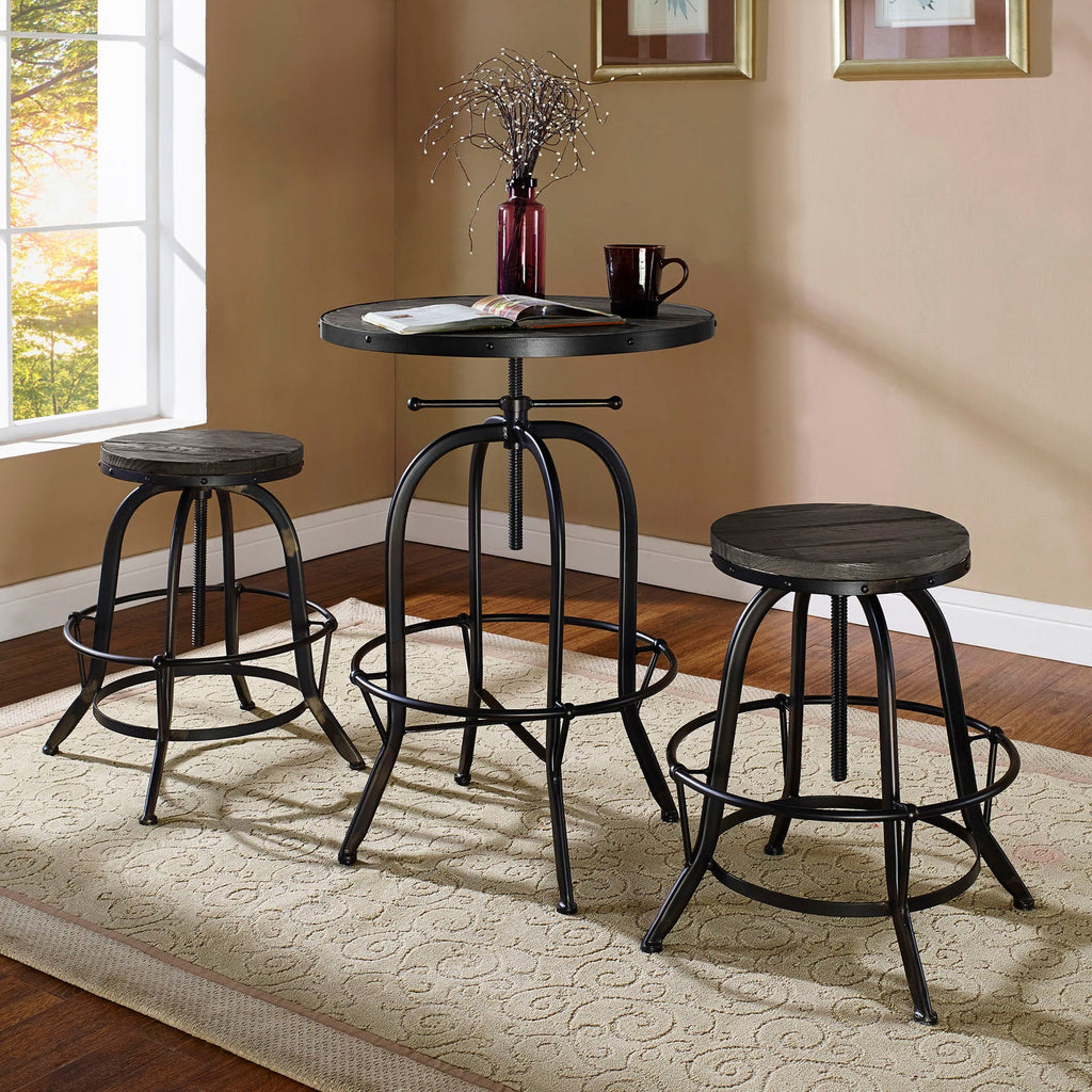 Collect Bar Stool Set of 2 in Black