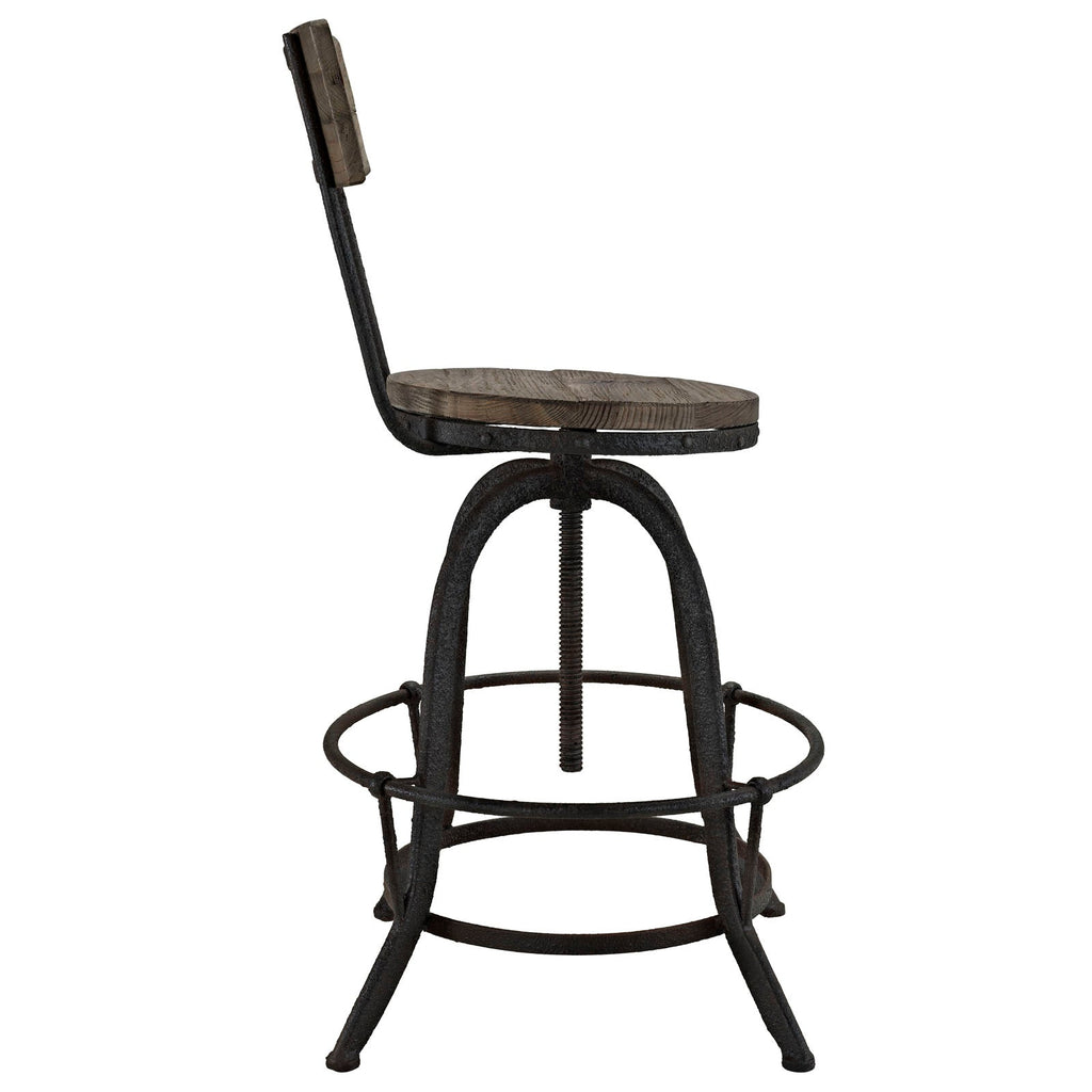 Procure Bar Stool Set of 4 in Brown