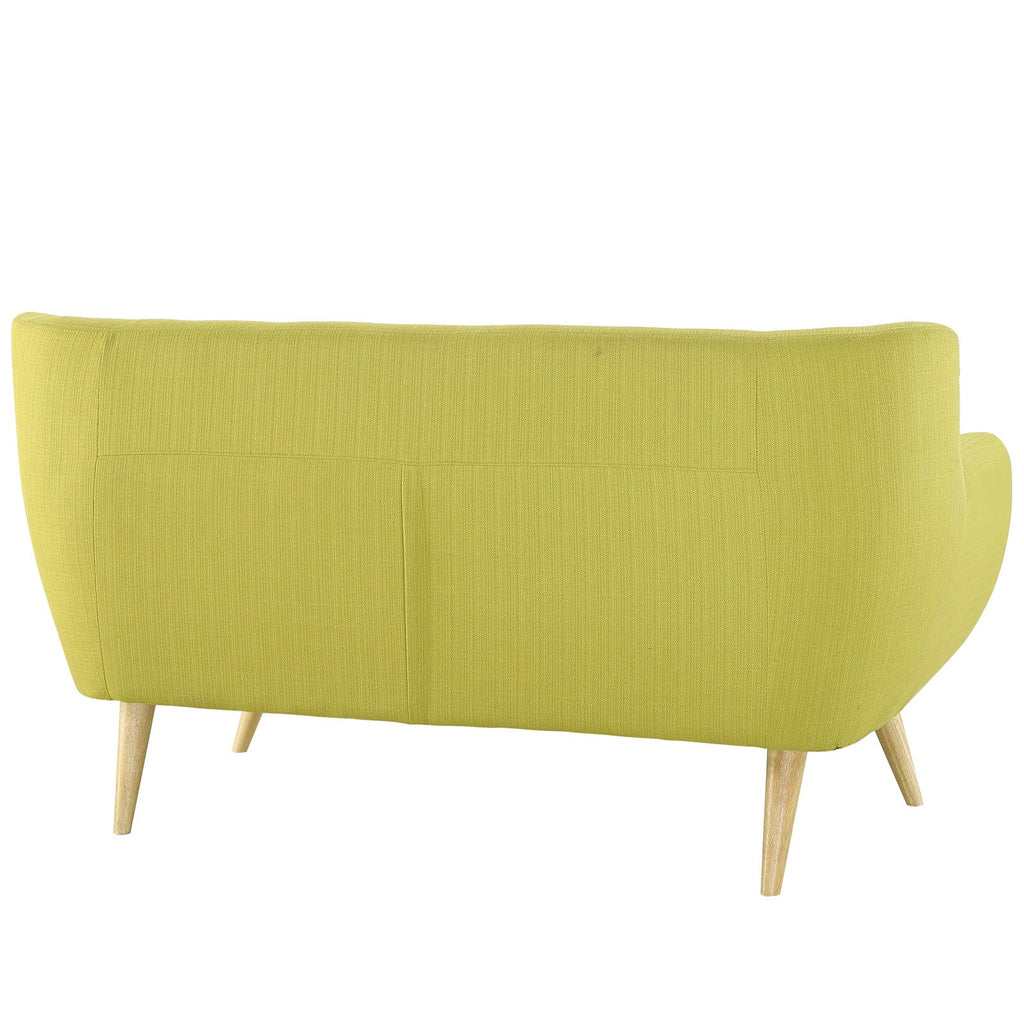 Remark Upholstered Fabric Loveseat in Wheatgrass