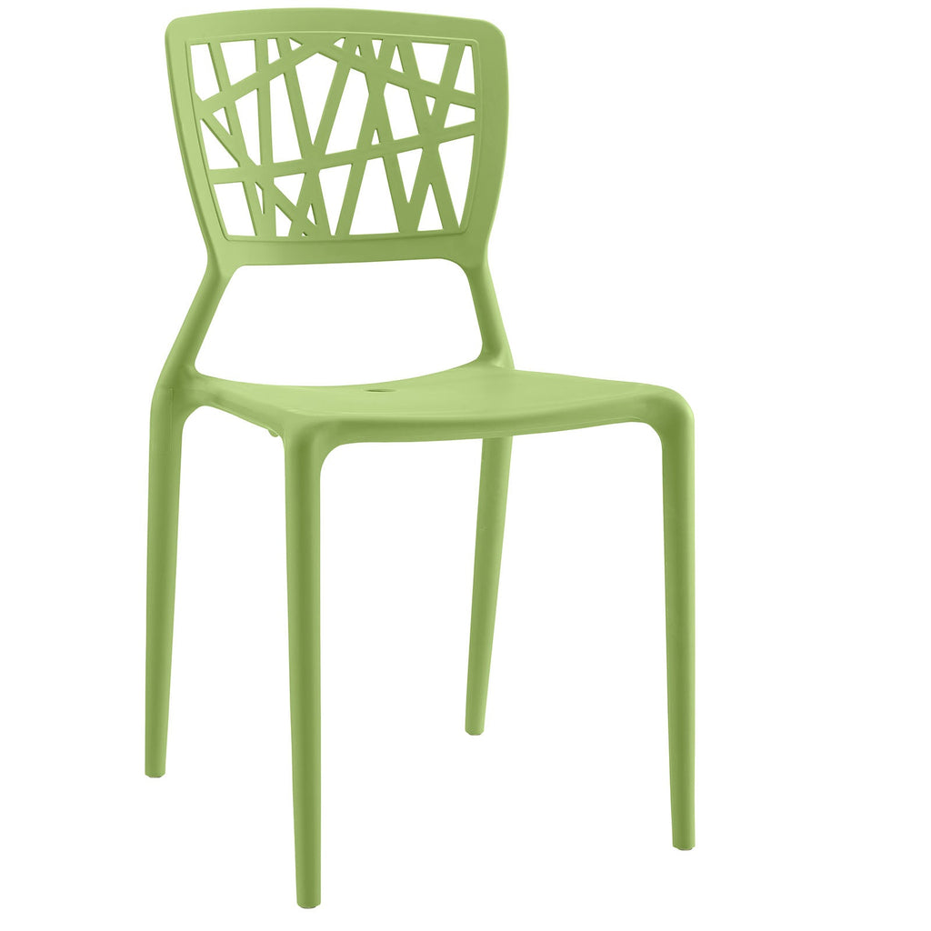 Astro Dining Side Chair in Green