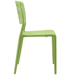 Astro Dining Side Chair in Green