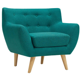 Remark 3 Piece Living Room Set in Teal-2