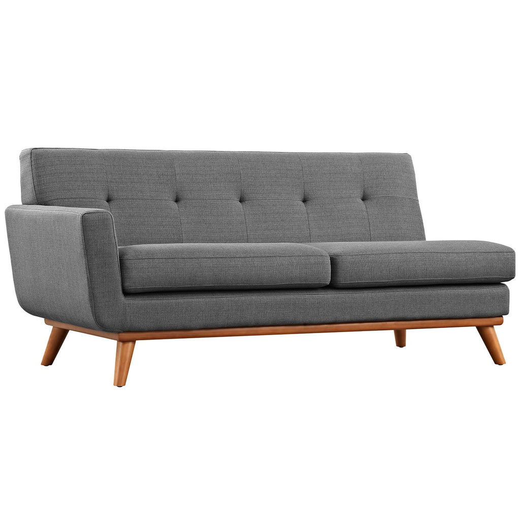 Engage Left-Arm Loveseat in Gray