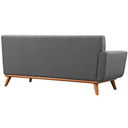 Engage Left-Arm Loveseat in Gray