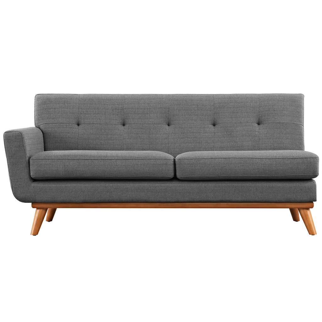 Engage Left-Arm Loveseat in Gray