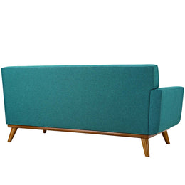 Engage Left-Arm Loveseat in Teal