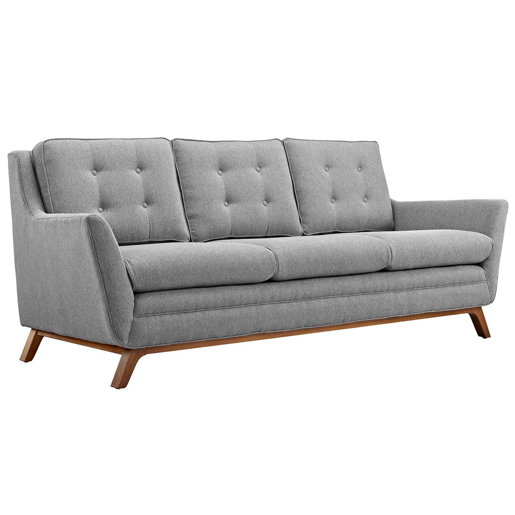 Beguile Upholstered Fabric Sofa in Expectation Gray