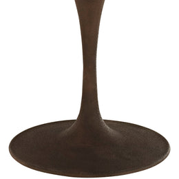 Drive 48" Round Wood Top Dining Table in Brown