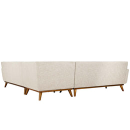 Engage L-Shaped Sectional Sofa in Beige