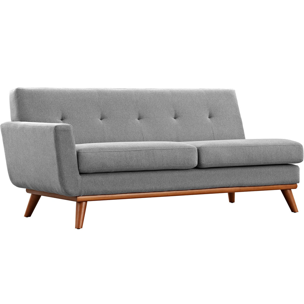 Engage Right-Facing Sectional Sofa in Expectation Gray