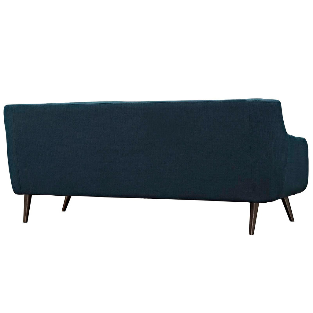 Verve Upholstered Fabric Sofa in Azure