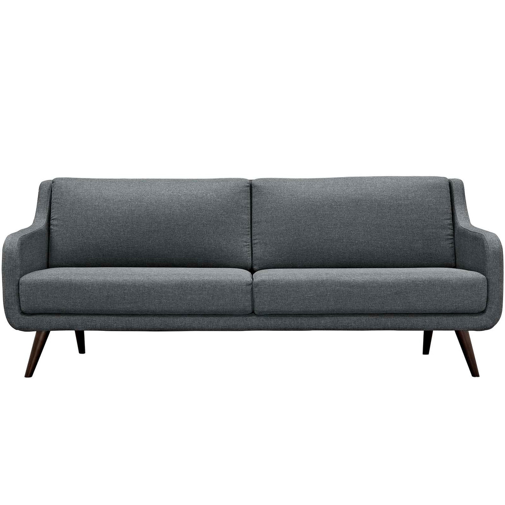 Verve Upholstered Fabric Sofa in Gray