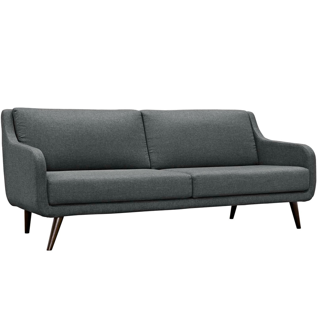 Verve Upholstered Fabric Sofa in Gray