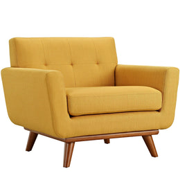 Engage 2 Piece Armchair and Ottoman in Citrus