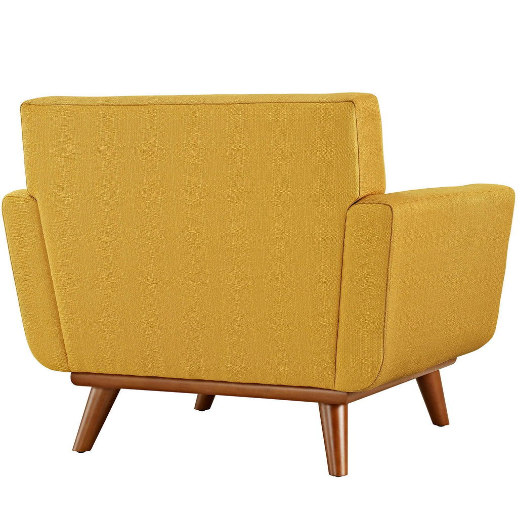 Engage 2 Piece Armchair and Ottoman in Citrus