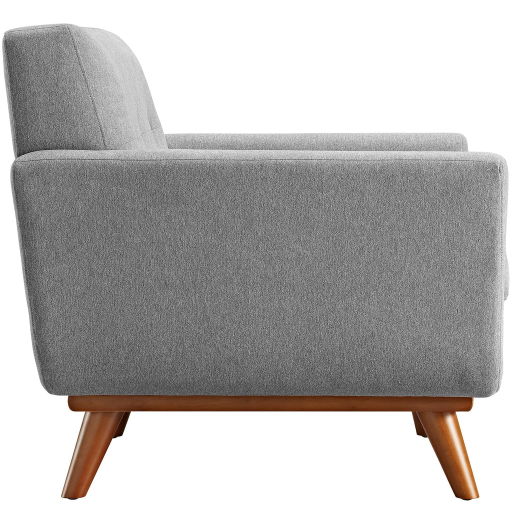 Engage 2 Piece Armchair and Ottoman in Expectation Gray