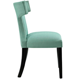 Curve Fabric Dining Chair in Laguna