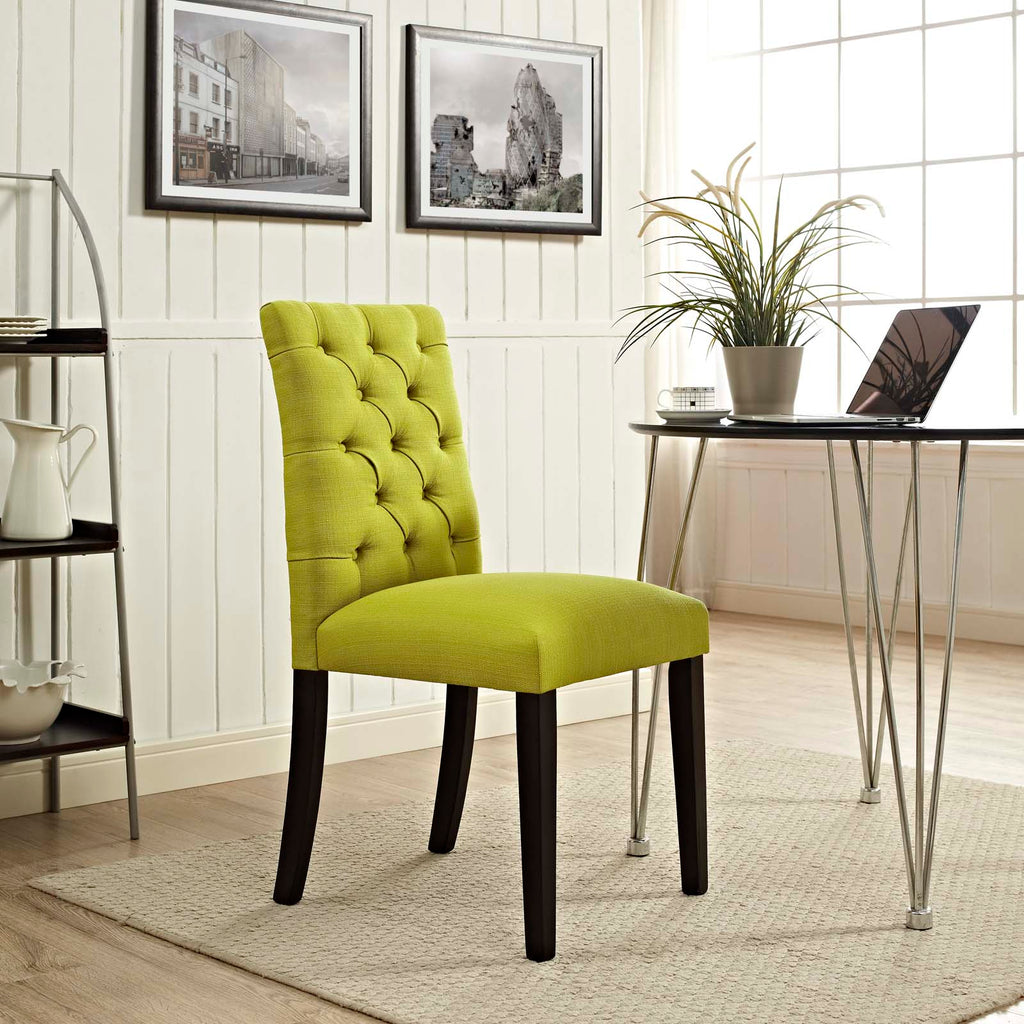 Duchess Fabric Dining Chair in Wheatgrass