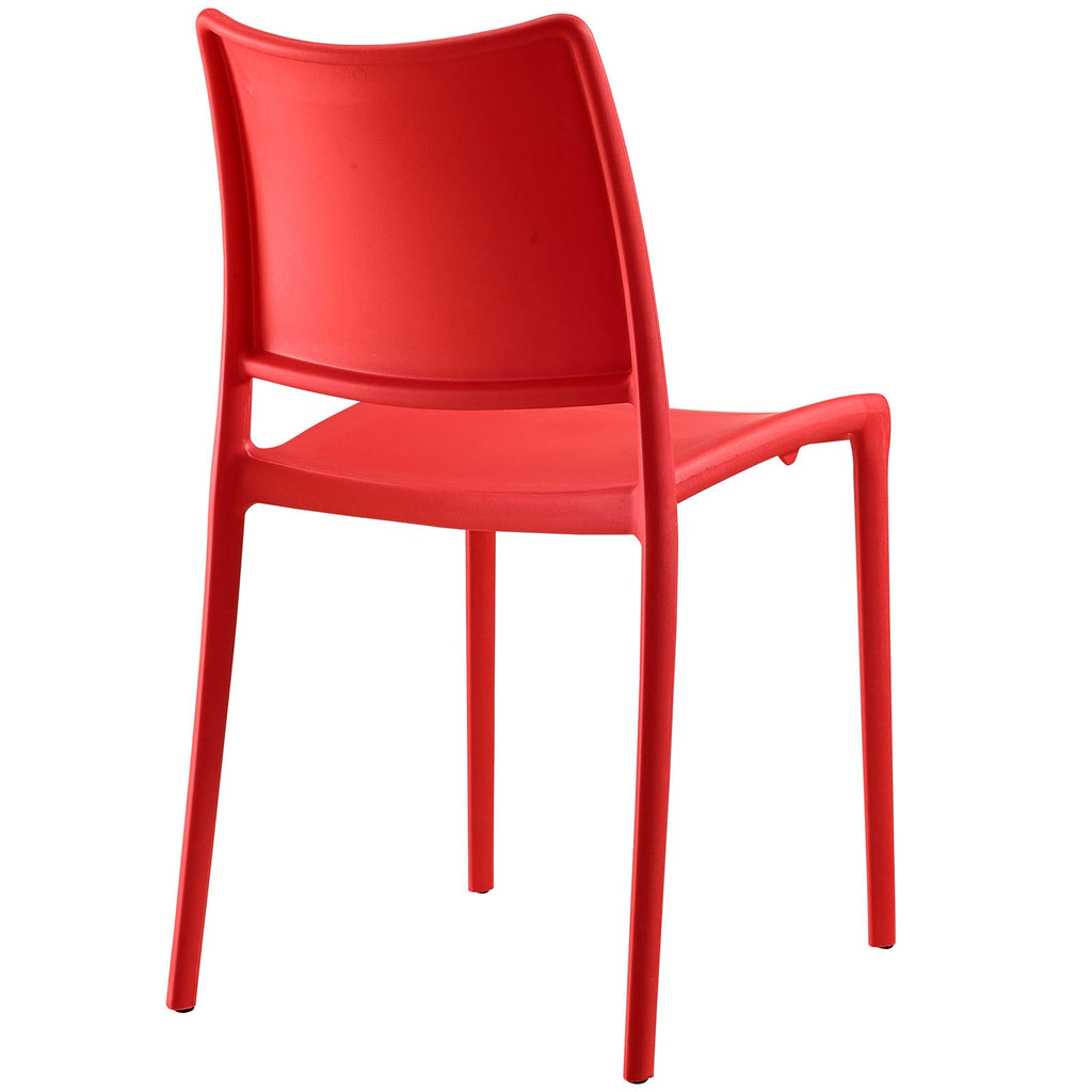 Hipster Dining Side Chair Set of 2 in Red