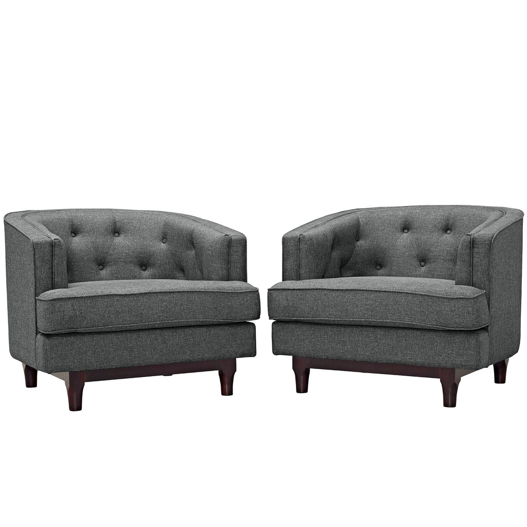 Coast Armchairs Set of 2 in Gray