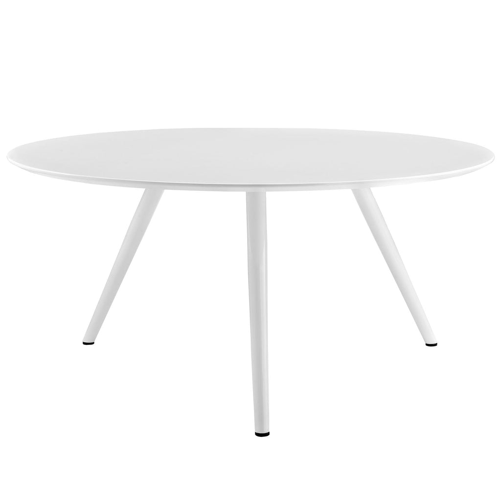 Lippa 60" Round Wood Top Dining Table with Tripod Base