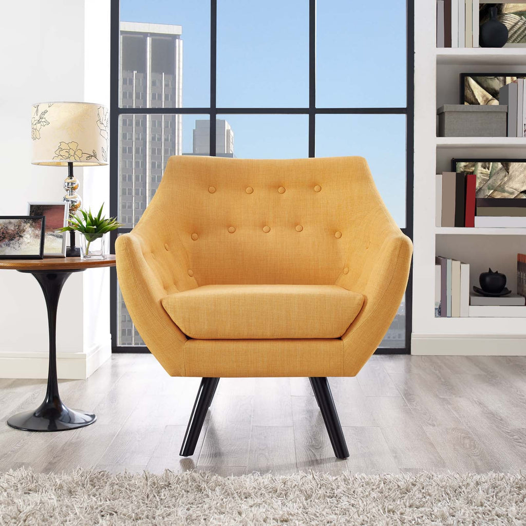 Allegory Armchair in Mustard