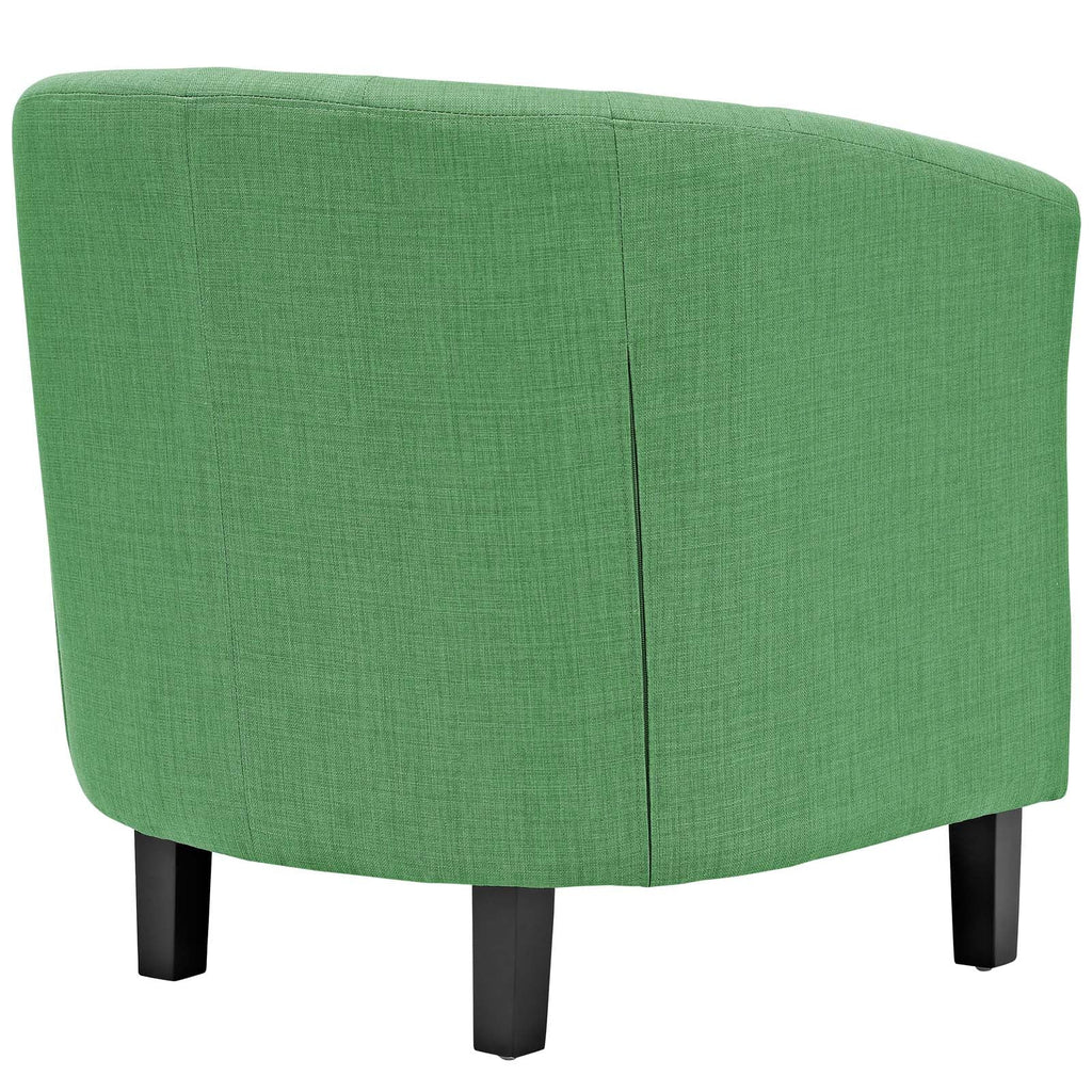 Prospect Upholstered Fabric Armchair in Kelly Green