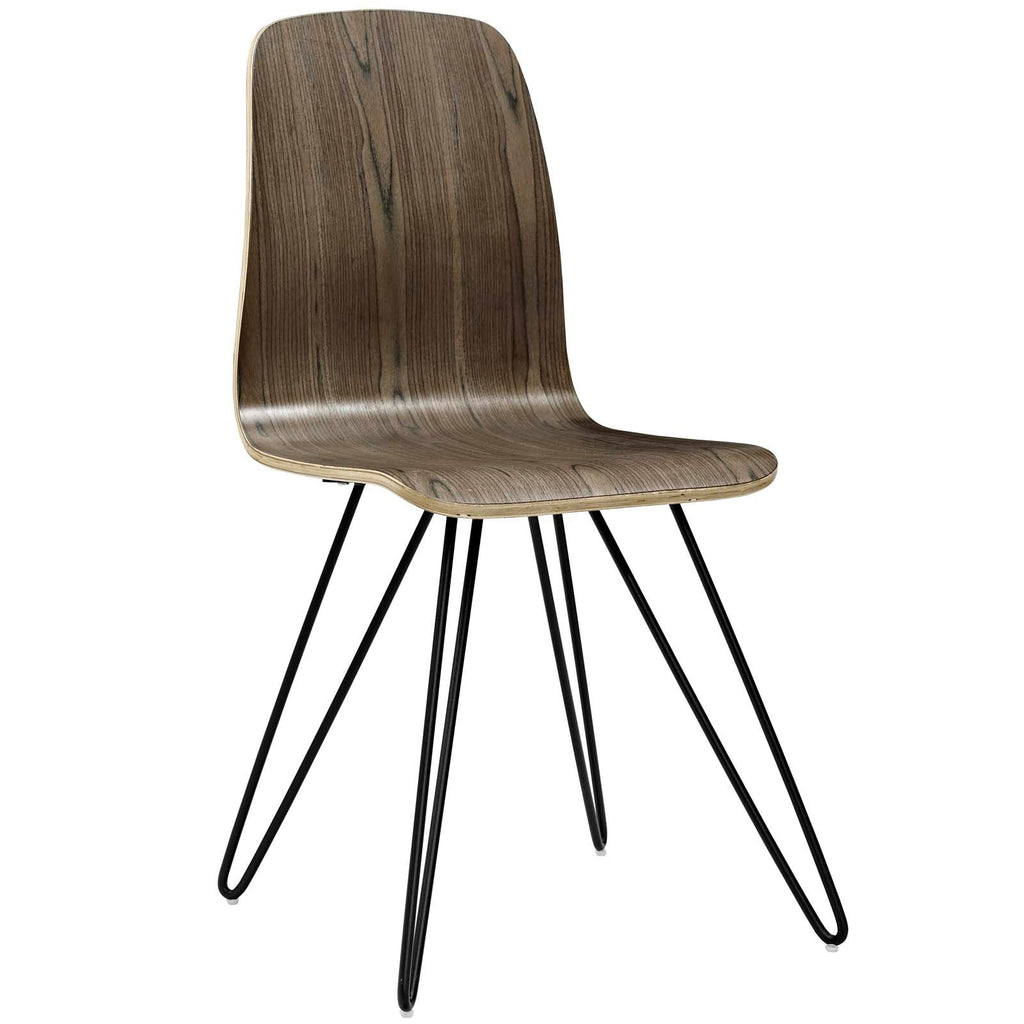 Drift Bentwood Dining Side Chair in Walnut