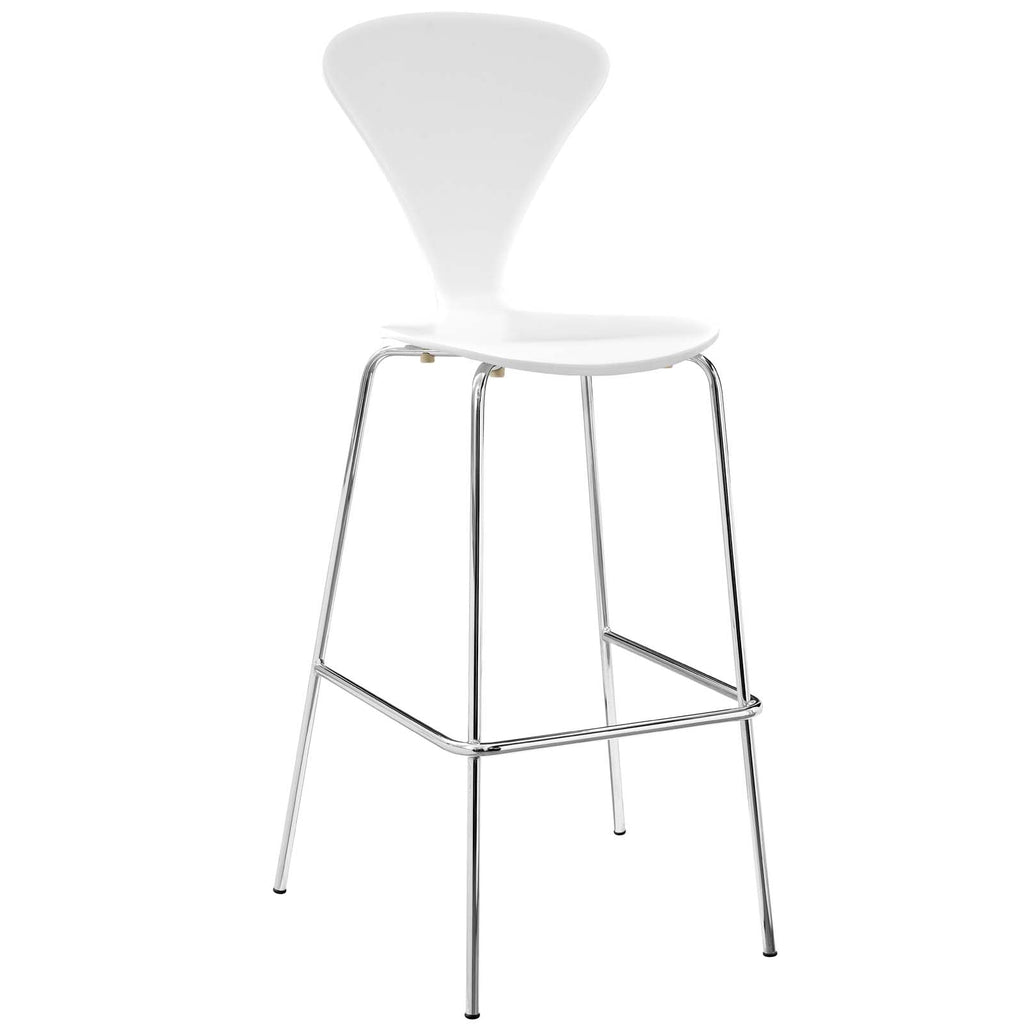 Passage Dining Bar Stool in White