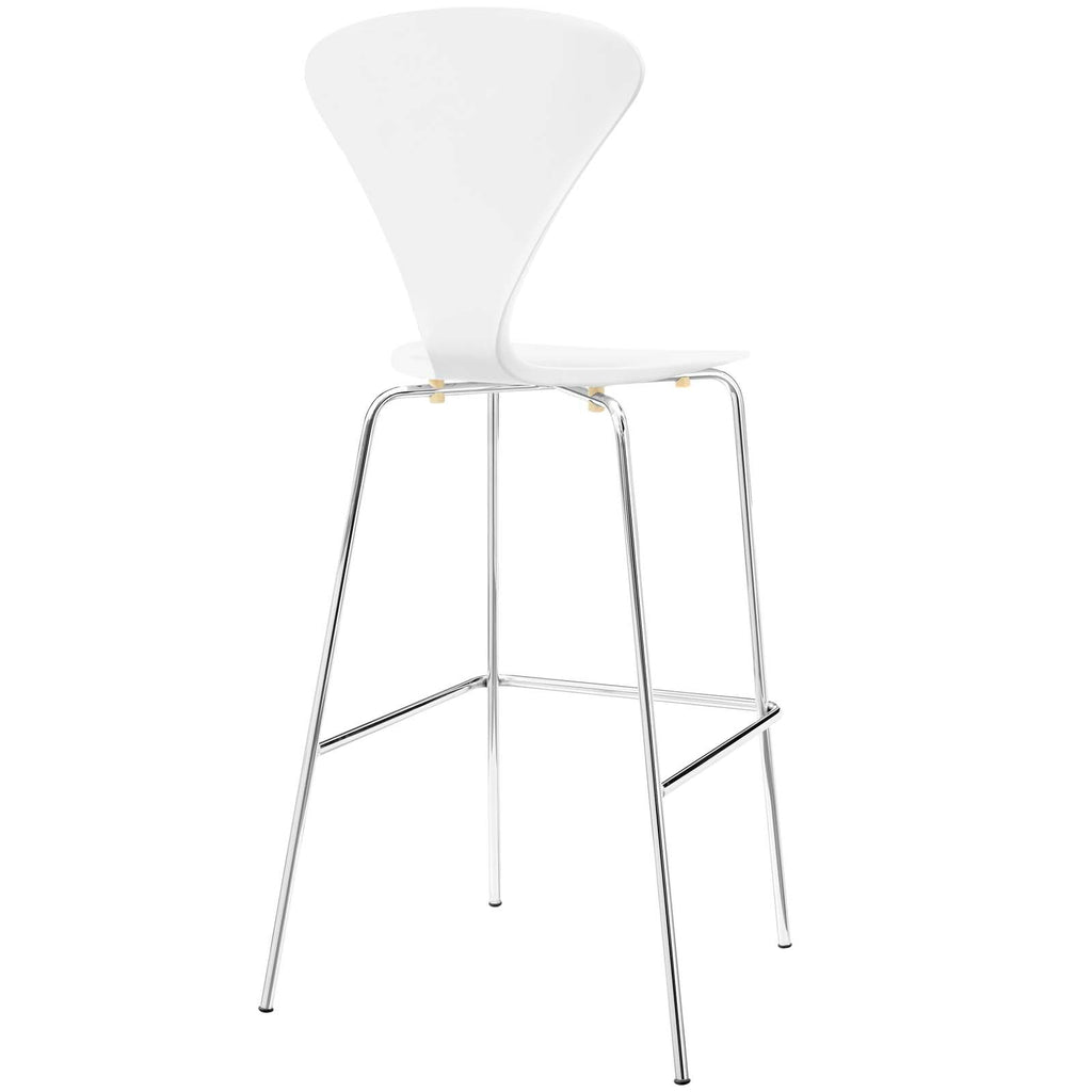 Passage Dining Bar Stool in White