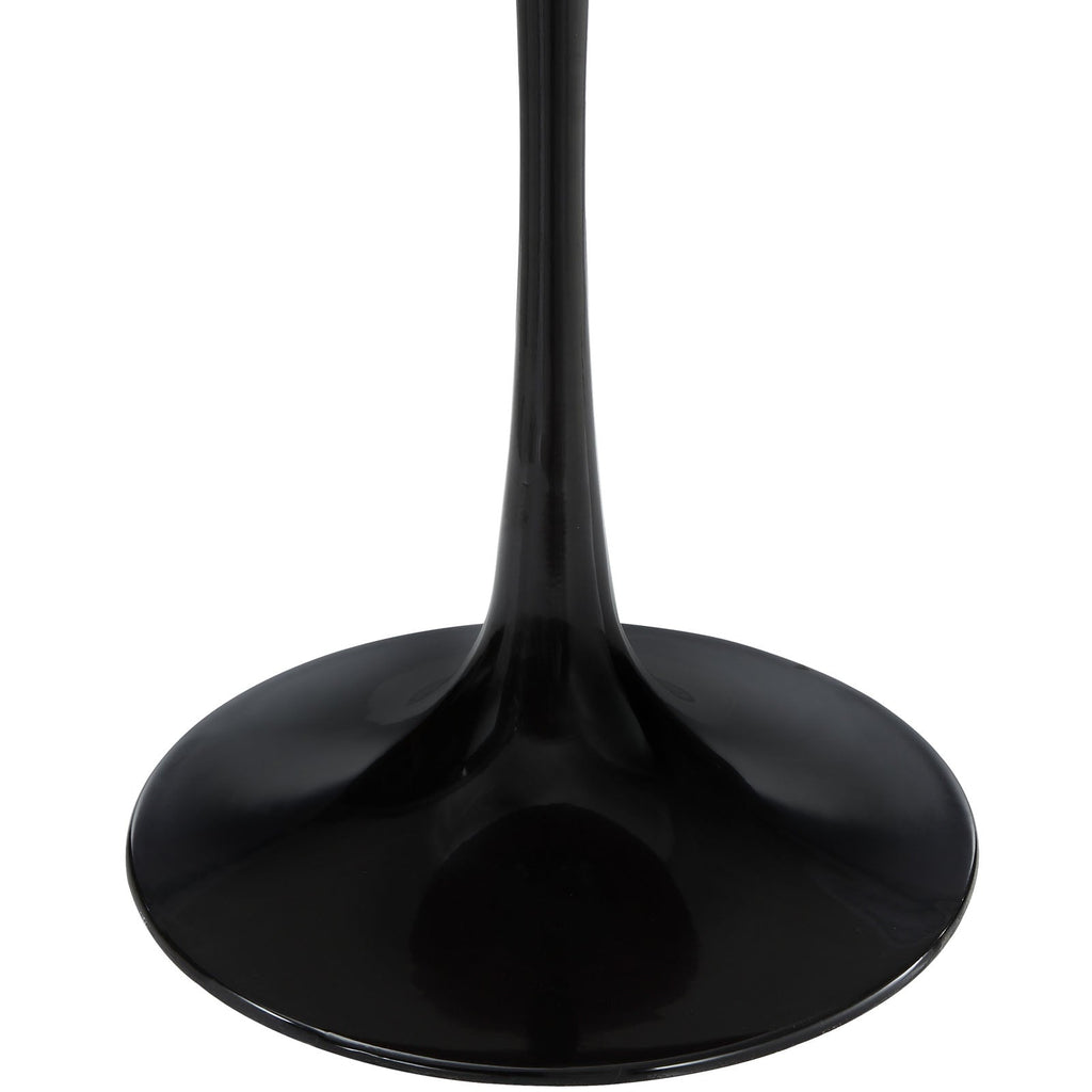 Lippa 20" Wood Side Table in Black