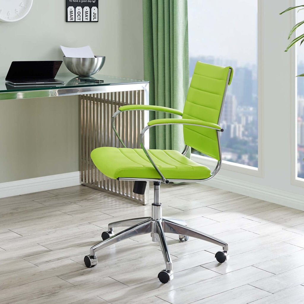 Jive Mid Back Office Chair in Bright Green-2