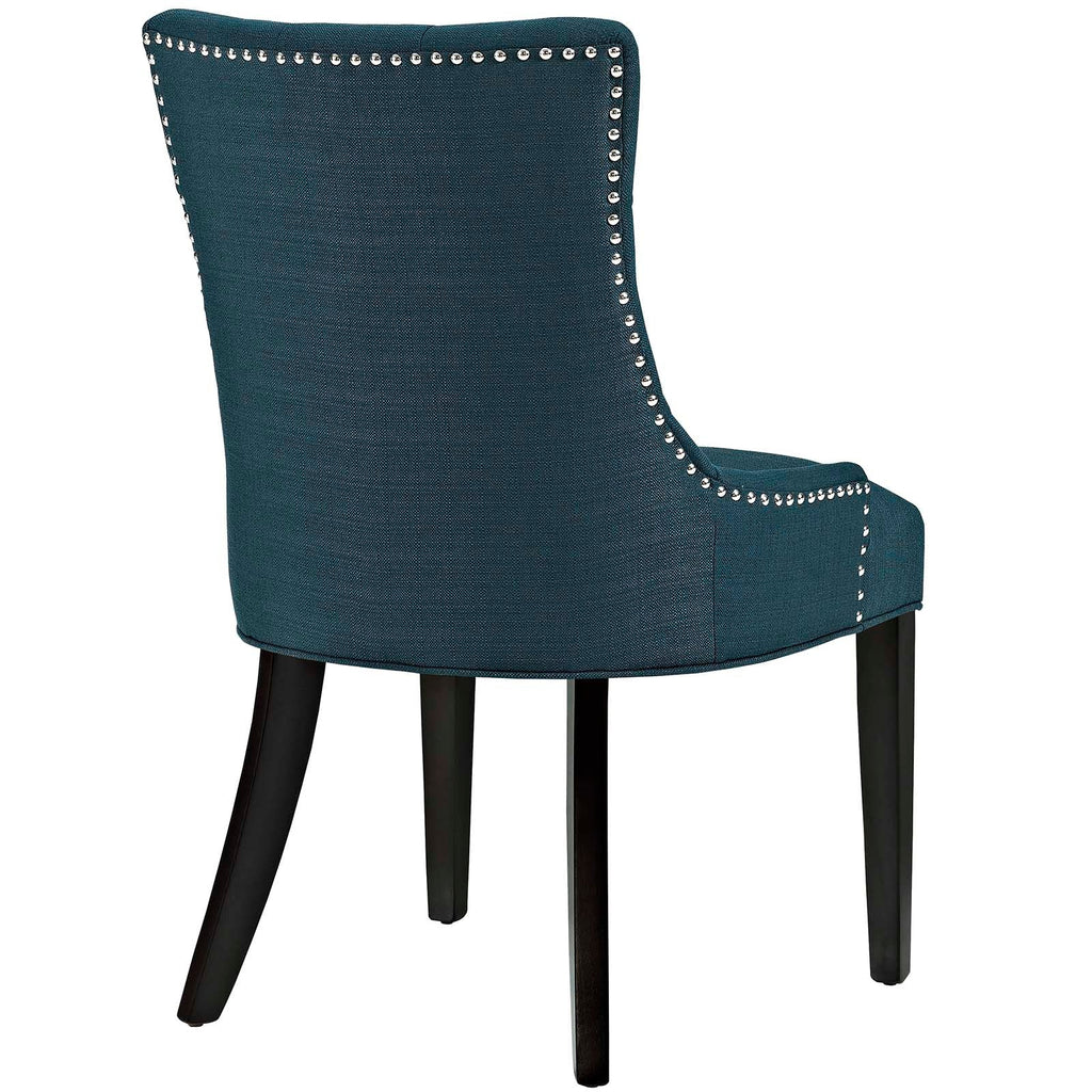 Regent Dining Side Chair Fabric Set of 2 in Azure