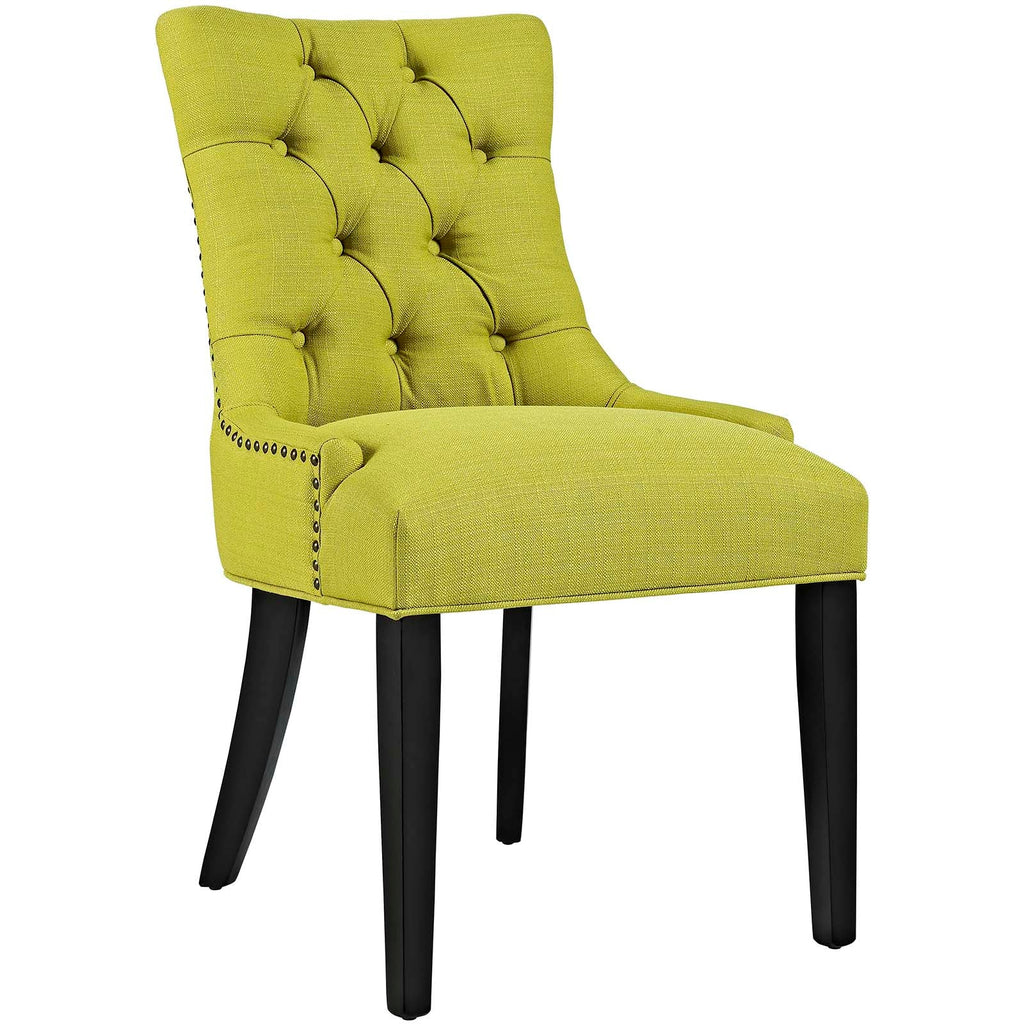 Regent Dining Side Chair Fabric Set of 2 in Wheatgrass